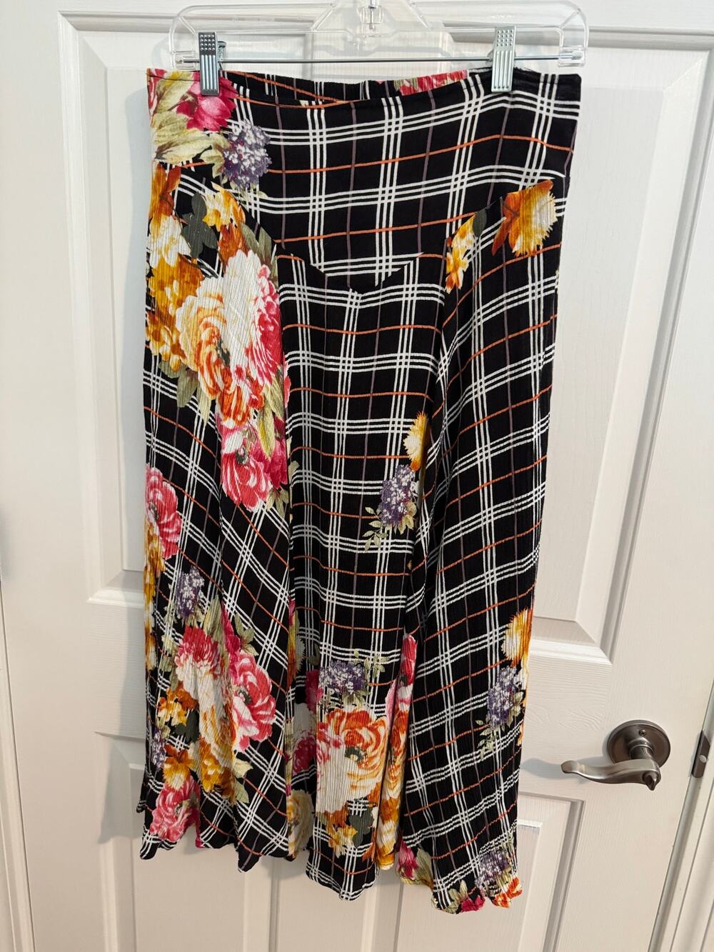 Lapis Mixed Print Boho Garden Maxi Pull On Maxi Skirt Multicolor Floral Swing L
